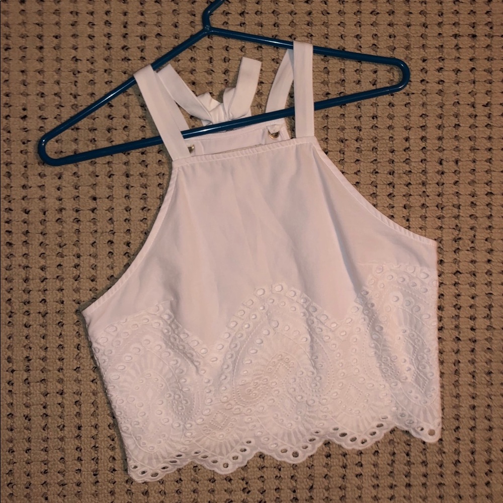 Abercrombie & Fitch White tank top
